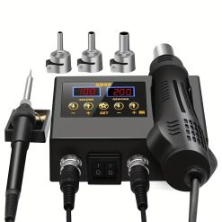 Digital Soldering Station with Hot Air Rework Gun